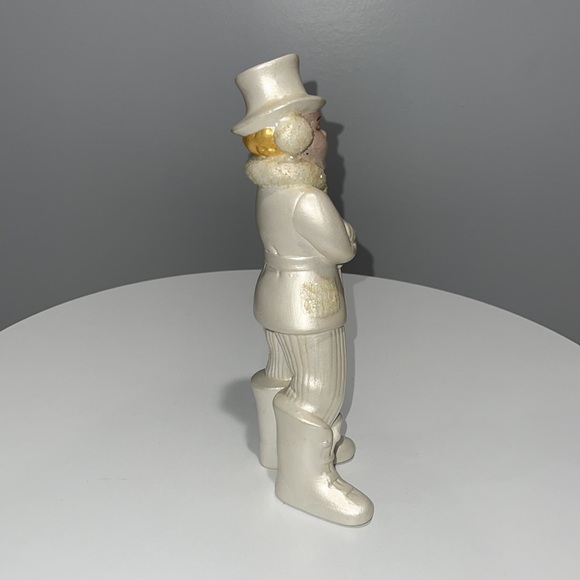 Christmas Mold Carolers Hand-painted Mid-century Modern Vintage Set of 3 - Picture 13 of 17